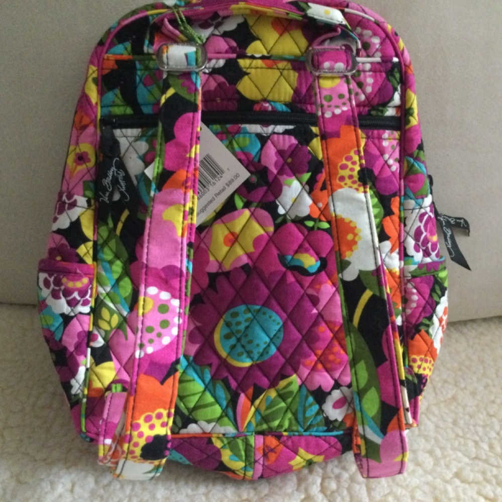Vera Bradley (NWT) Backpack BEAUTIFUL *Rare DISCONTINUED Pattern 🎈NEW with Tag - Picture 2 of 10